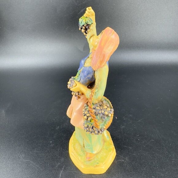 1999 Fontanini Depose Italy Nativity Grapes Carmi Vineyard Worker Figurine VTG - Picture 6 of 8